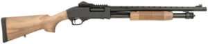 Tokarev USA 21000408 TX3 12 Gauge 18.50" 3" 5+1, Black Metal Finish, Turkish Walnut Stock, Fiber Optic & Ghost Ring Sight (Accepts Mossberg 590 Furniture)