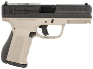 FMK FMKG49TG G3 9mm Luger 14+1 4" Stainless Steel Barrel, Black Optic Cut/Serrated Carbon Steel Slide, Titanium Gray Polymer Frame w/Picatinny Rail, Black Backstrap Grip