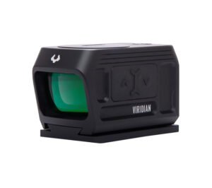 Viridian 9810051 RFX45 Black 1 x 24 mm x 15.5 mm 5 MOA Green Dot ACRO/Glock MOS