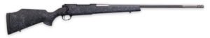 Weatherby MAM01N7MMPR8B Mark V Accumark 7mm PRC 3+1 24" Threaded/Fluted Stainless Barrel, Graphite Black Rec, Gray Webbed Black Monte Carlo Stock, Accubrake Muzzle Brake, Adj. TriggerTech Trigger