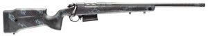 Bergara Rifles B14SM759CF B-14 Crest 6.5 PRC 3+1 20" Sniper Gray Cerakote #5 Contour Threaded Barrel, Sniper Gray Cerakote Steel Receiver, Black & Gray Sponge Fixed Carbon Fiber Stock