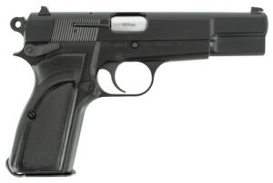Inglis 12000000 L9A1 Full Size Frame 9mm Luger 15+1 4.70" Hard Chrome Plated Stainless Steel Barrel, Black Cerakote Steel Serrated Slide, Black Cerakote Steel Frame, Black Plastic Grip