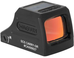 Holosun SCSCARRYGR SCS Carry Black Anodized 1 x 0.58" X 0.77" 2 MOA Green Dot/32 MOA Circle Multi Reticle