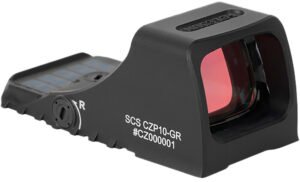 Holosun SCSP10GR SCS P10 Black Anodized 1 x 0.58" X 0.77" 2 MOA Green Dot/32 MOA Circle Multi Reticle