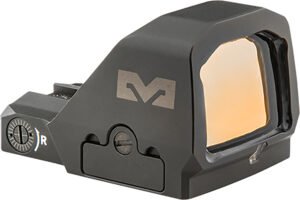 Meprolight USA 901141271 MPO F Black 1x, 3 MOA/33 MOA Bullseye/Ring 3 MOA Red Dot/33 MOA Bullseye/Ring Reticle