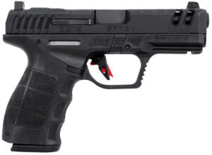 SAR USA SAR9CG3BL SAR9 C Gen3 Compact Frame 9mm Luger 15+1 4" Black Steel Barrel, Black Steel Optic Ready/Ported/Serrated Slide, Black Polymer Frame w/Picatinny Rail, Interchangeable Backstrap Grip