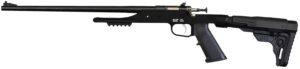 Keystone KSA2180LH Precision 6061 Overlander Pack Rifle 22 LR Single Shot 16.12" Carbon Fiber Threaded Barrel, Black Anodized Picatinny Rail Aluminum Receiver, Aluminum/Carbon Fiber Adjustable Skeleto