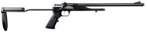 Crickett KSA2190 Precision 6061 Overlander Pack Rifle 22 LR Single Shot 16.12" Carbon Fiber Threaded Barrel, Black Anodized Picatinny Rail Aluminum Receiver, Aluminum/Carbon Fiber Adjustable Skeletoni