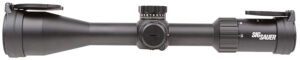 Sig Sauer Electro-Optics SOW42004 Whiskey4 Black 2.5-10x 42mm 30mm Tube Illuminated Hellfire Quadplex Reticle