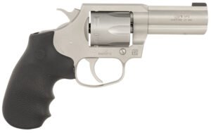 Colt Mfg KCOBRASM3BB King Cobra Small 357 Mag 6 Shot 3" Matte Stainless Steel Barrel, Cylinder Frame, Black Hogue Overmolded Grips, Exposed Hammer