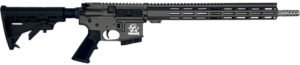 Great Lakes Firearms GL15400SSTNG AR-15 400 Legend 5+1 16" Stainless Threaded Barrel, Tungsten Cerakote Picatinny Rail Aluminum Receiver, Adjustable Black Synthetic Stock, Mil-spec Polymer Grip