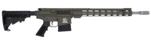 Great Lakes Firearms GL10308SSODG GLFA  308 Win 10+1 18" Stainless Threaded Barrel, OD Green Cerakote Picatinny Rail Aluminum Receiver, 6 Position Mil-Spec Black Synthetic Stock, Mil-spec Polymer Grip