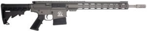 Great Lakes Firearms GL10308SSTNG GLFA 308 Win 10+1 18" Cerakote Threaded Barrel, Tungsten Cerakote Picatinny Rail Aluminum Receiver, 6 Position Mil-Spec Synthetic Stock, Mil-spec Polymer Grip