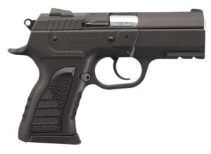 Tanfoglio TFCOMPACTF9 Force Plus Compact Frame 9mm Luger 13+1 3.60" Stainless Barrel, Black Steel Serrated Slide, Black Polymer Frame w/Picatinny Rail, Black Polymer Grip