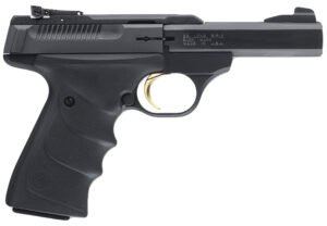Browning 051408490 Buck Mark Standard Micro *CA Compliant 22 LR 10+1 4" Slab Side Barrel, Matte Black Serrated Steel Slide & Aluminum Frame, Black Overmolded Grips
