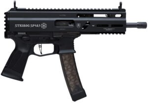 Grand Power 8588005808538 SP9A3 Stribog 9mm Luger 30+1 8" Black Threaded Barrel, M-LOK Handguard, Black Aluminum Picatinny Rail Receiver, Rear Picatinny Rail, Black Polymer Grips