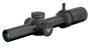 Swampfox Optics ARH11024RL Arrowhead Black 1-10x24mm 30mm Tube Guerrilla Dot MIL Red Reticle