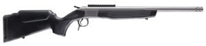 CVA CR4445S Scout Takedown 444 Marlin 1rd 22" Stainless Fluted Threaded Barrel, Stainless Steel Receiver w/Picatinny Rail, Adj Comb & LOP Black Synthetic Stock