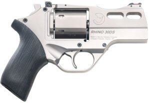 Chiappa Firearms 340.341 Rhino 30DS Small 10mm Auto 6 Shot 3" Black Anodized Picatinny Rail/Vent Rib Barrel, Black Cylinder Black Anodized Aluminum Frame w/Picatinny Rail, Walnut Grip
