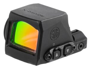 Sig Sauer Electro-Optics SORX1290 Romeo-X Compact Black 1x24mm 6MOA Green Dot Reticle RX Footprint Mount