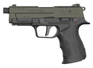 Retay USA RXP22BLKODSL13TH RXP 22 LR 13+1 4" Threaded Barrel, OD Green Cerakote Optic Ready/Serrated Slide, Black Cerakote Polymer Frame w/Accessory Rail, RMR/RMSc Footprint