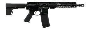 Faxon Firearms FXSPT556105SA9 Sport  5.56 NATO 30+1 10.50" Black Nitride SOCOM Threaded Barrel, Aluminum Receiver w/Picatinny Rail, M-LOK Handguard, Black Polymer KAK Shockwave Pistol Brace, Ergonomic