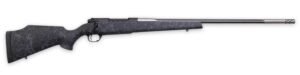 Weatherby MAM01N25RWR6B Mark V Accumark 25 WBY RPM 4+1 24" Spun Stainless w/Graphite Black Cerakote Fluted Threaded Barrel, Graphite Black Cerakote Steel Drilled & Tapped Receiver, Matte Black w/Spide