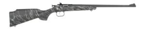 Crickett KSA2344 My First Rifle Gen2 22 LR 1rd 16.13" Blued Single Shot Barrel, Drilled & Tapped Receiver, Black w/White Webbing Fixed Synthetic Stock