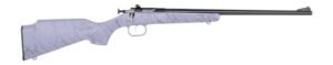 Crickett KSA2345 My First Rifle Gen2 22 LR 1rd 16.10" Blued Single Shot Barrel, Blued Drilled & Tapped Receiver, Purple w/Black Webbing Fixed Synthetic Stock