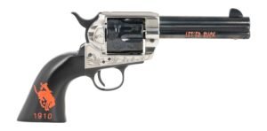 Pietta PFI45PR434BP 1873 Great Western II Pendleton Round?Up 45 Colt (Long Colt) 4.75" Blued Engraved Barrel & Cylinder, Ultra Black Engraved Grip, Exposed Hammer