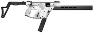 Kriss USA KV903CAD00 Vector CRB Gen3 9mm Luger 40+1 16" Black Nitride Threaded Barrel, Arctic Delta Cerakote Receiver w/Picatinny Rail, M-LOK Handguard, Adjustable Folding Black Stock, White Polymer G