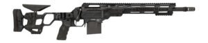 Cadex Inc CDXSSCOV308165CP20I2E1 CDX-SS Seven S.T.A.R.S. Covert Compact 308 Win 10+1 16.50" Black DLC Fluted Threaded Barrel, Black Cerakote Receiver w/Picatinny Rail, M-LOK Handguard, Black Folding S
