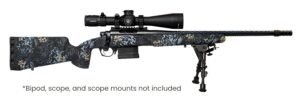 Horizon Firearms HRF-VNP-300W-22R-P Vandal Prime 300 Win 22" Black Spiral Fluted Threaded Barrel, Black Receiver w/Picatinny Rail, Textured Iota EKO Carbon Fiber Stock