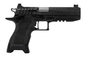 Oa Defense  2311  Full Size 9mm Luger 17+1 5" Stainless Barrel, Black Steel Optic Ready/Serrated Slide, Black Aluminum Frame w/Picatinny Rail, Black Polymer Grip, Ambidextrous