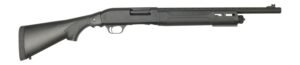 Tokarev USA 21000430 TSP  12 Gauge Pump 3" 4+1 18.50" Black Heat Shield Barrel, Black Drilled & Tapped Aluminum Receiver, Fixed Black Synthetic Stock