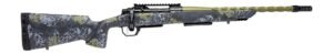 Horizon Firearms HRF-VE2-25CM-22R Venatic 2 25 Creedmoor 22" Sage Green Spiral Fluted Threaded Barrel, Black DLC Receiver w/Picatinny Rail, Arca Rail Forend, Artic Moss Iota EKO X Carbon Fiber Stock