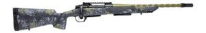 Horizon Firearms HRF-VE2-308W-22R Venatic 2 308 Win 22" Sage Green Spiral Fluted Threaded Barrel, Black DLC Receiver w/Picatinny Rail, Arca Rail Forend, Artic Moss Iota EKO X Carbon Fiber Stock