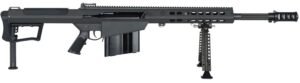 Barrett 20183 M107A1 50 BMG 10+1 20" Fluted Barrel, Picatinny Rail Receiver, M-LOK Handguard, QD BiPod Forend, Black Polymer Grip