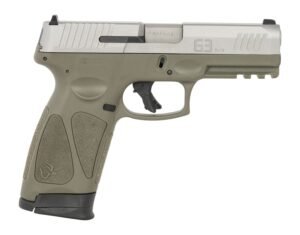 Taurus 1-G3B949O G3 Full Size 9mm Luger 17+1 4" Matte Stainless Steel Barrel & Serrated Slide, OD Green Cerakote Polymer Frame w/Picatinny Rail, Textured Grip