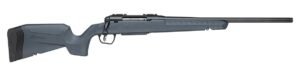 Savage Arms 33128 Axis 2 7mm-08 Rem 4+1 20" Matte Black Carbon Steel Threaded Barrel, Drilled & Tapped Receiver, Gray Fixed w/Pistol Grip Synthetic Stock, Right Hand