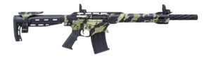 Citadel CBOSS2512-VECG Boss25 12 Gauge 3" 5+1 18.75" Threaded Barrel, Vector Green Camo Steel Receiver w/Picatinny Rail, Adj Comb Synthetic Butt Stock, Picatinny Rail Forend, Polymer Grip