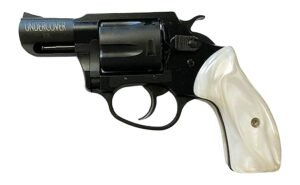Charter Arms 13822 Undercover Lite Small 38 Special 5 Shot 2" Black Passivate Steel Barrel & Cylinder, Black Passivate Aluminum Frame, White Pearlite Grip, Transfer Bar Safety, Exposed Hammer