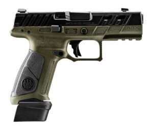 Beretta USA JAXA1F921PTODG APX A1 Full Size Frame 9mm Luger 21+1 4.25" Ported Barrel, OD Green Steel Optic Ready/Ported/Serrated Slide, Polymer Frame w/Picatinny Rail, Textured Grip, Ambidextrous