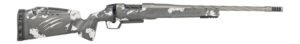 Fierce Firearms RIVSSX22CM18GP Twisted Rival XP 2.0 22 Creedmoor 3+1 18" Glacier Cerakote Spiral Fluted Threaded Barrel, Stainless Steel Drilled & Tapped Receiver, Arca Rail Forend, Phantom Camo Push