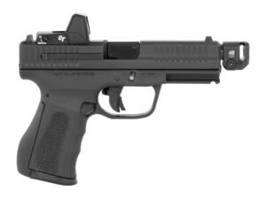 FMK FMKG39BBSTR G3 Strike Compact Frame 9mm Luger 17+1 4.50" Threaded Barrel, Serrated w/Optic Slide, Black Polymer Frame w/Accessory Rail, SI Seeker Red Dot