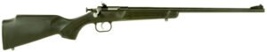 Crickett KSA2240 Youth 22 LR 1rd 16.12" Blued Barrel & Receiver, Fixed Front/Adjustable Rear Peep Sights, Black Synthetic Stock w/11.5" LOP, Rebounding Firing Pin Safety