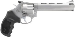 Taurus 2-627069 Tracker 627 Medium 357 Mag 38 Special +P 7 Shot 6.50" Matte Stainless Steel Ported Barrel, Cylinder & Frame, Black Ribber Grip, Transfer Bar Safety, Exposed Hammer