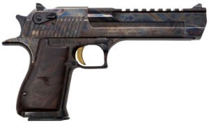 Magnum Research DE44CH Desert Eagle Mark XIX 44 Rem Mag 6" 8+1 Color Case Hardened Carbon Steel with Clear Cerakote Frame & Slide Walnut with Engraved Desert Eagle Logo Grip