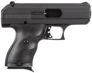 Hi-Point 916HCT1 C9 9mm Luger 8+1 3.50" Black Steel Barrel, Black Powder Coated Serrated Steel Slide, Black Polymer Frame, Black Plastic Grip, MTM Case, Tuff1 Grip