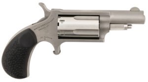 North American Arms 22MGRCHSS Mini-Revolver Carry Combo Sports South Exclusive 22 WMR 5 Shot 1.63" Stainless Steel Barrel, Frame & Cylinder, Black Rubber Grip, Exposed Hammer, Side Carry Holster